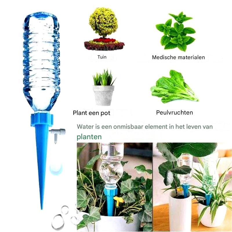 Automatische plantenbewateringspennen (verpakking van 12) – Tuinhulp met instelbare stroming
