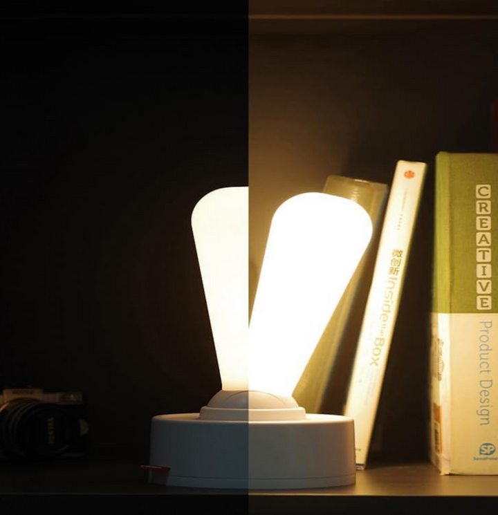 LumiLite - Retro LED Tafellamp Met Accu En Dimbare Helderheid