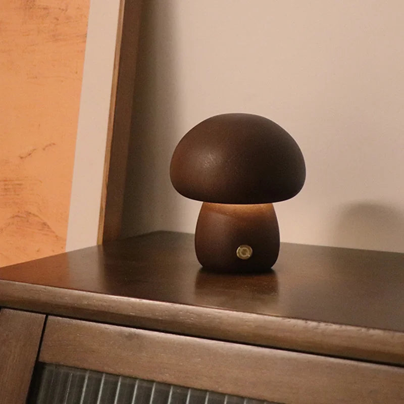 GlowShroom - Sfeervolle LED Tafellamp met Touchbediening en USB-oplaadbaar
