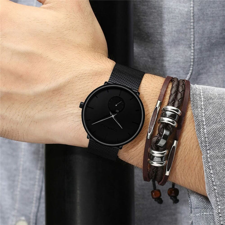 Luxe Quartz Horloge