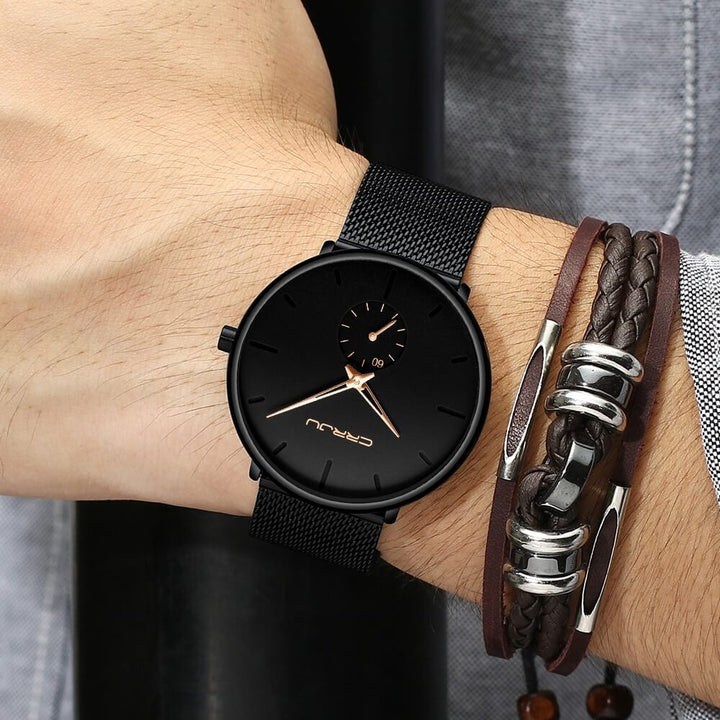 Luxe Quartz Horloge