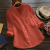 Linnen shirt voor dames - Roosje