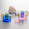 Theezetset met theepot en mok in urban stijl