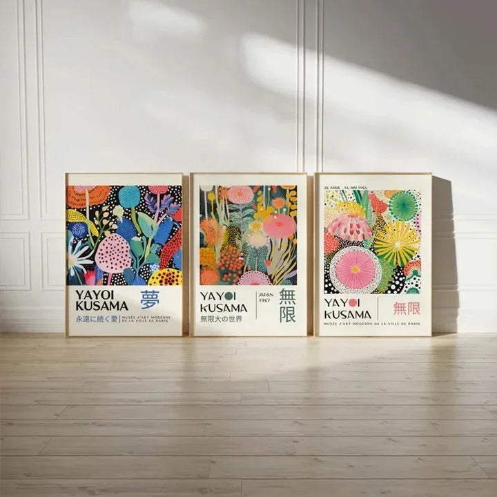 Levendige wanddecoratie met Japanse inspiratie