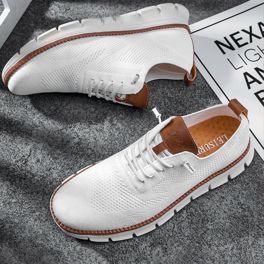 Ademende en ultracomfortabele herensneakers in minimalistisch design – Elias