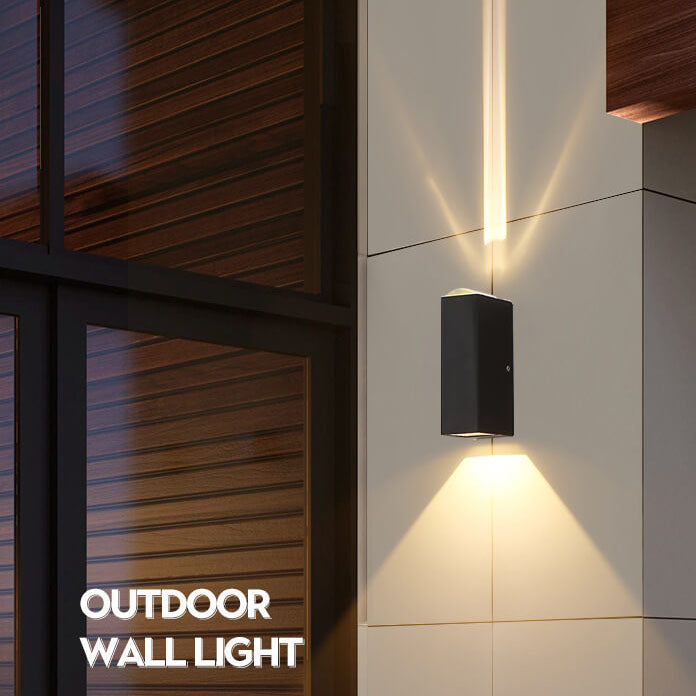 Waterdichte led-wandlamp voor buiten modern gebruik op patio en in de tuin