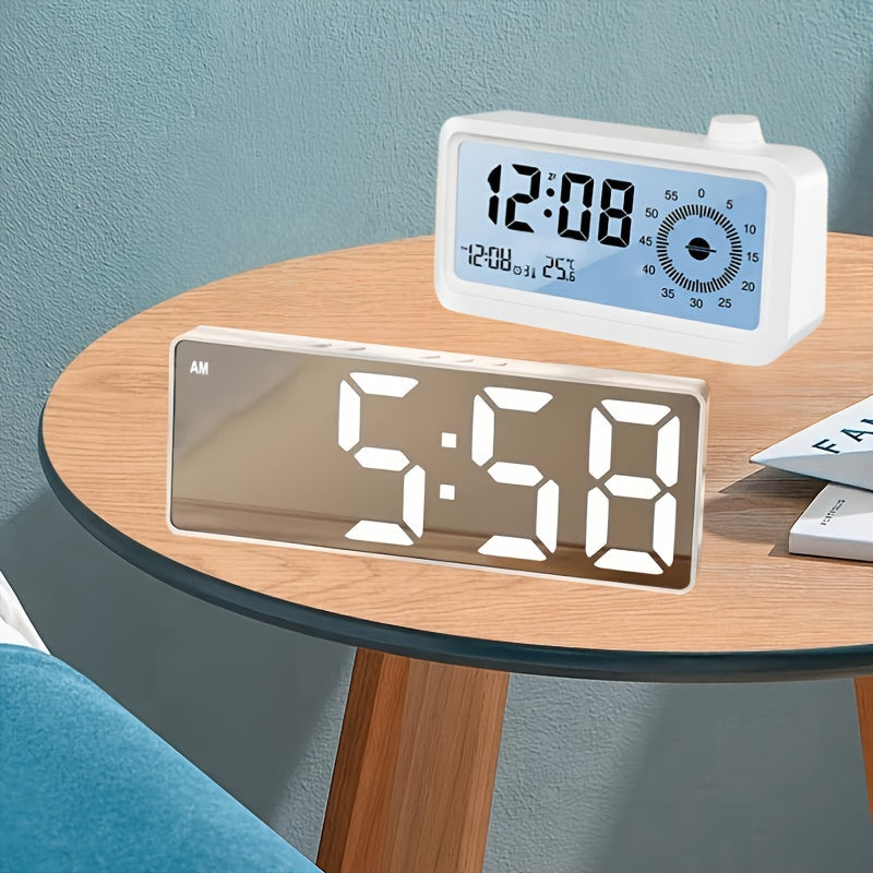Digitale zonsopgangwekker met lichtsimulatie en snoozefunctie