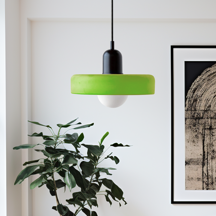 Moderne decoratieve hanglamp, gekleurde plafondhanglamp