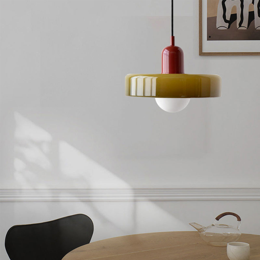 Moderne decoratieve hanglamp, gekleurde plafondhanglamp