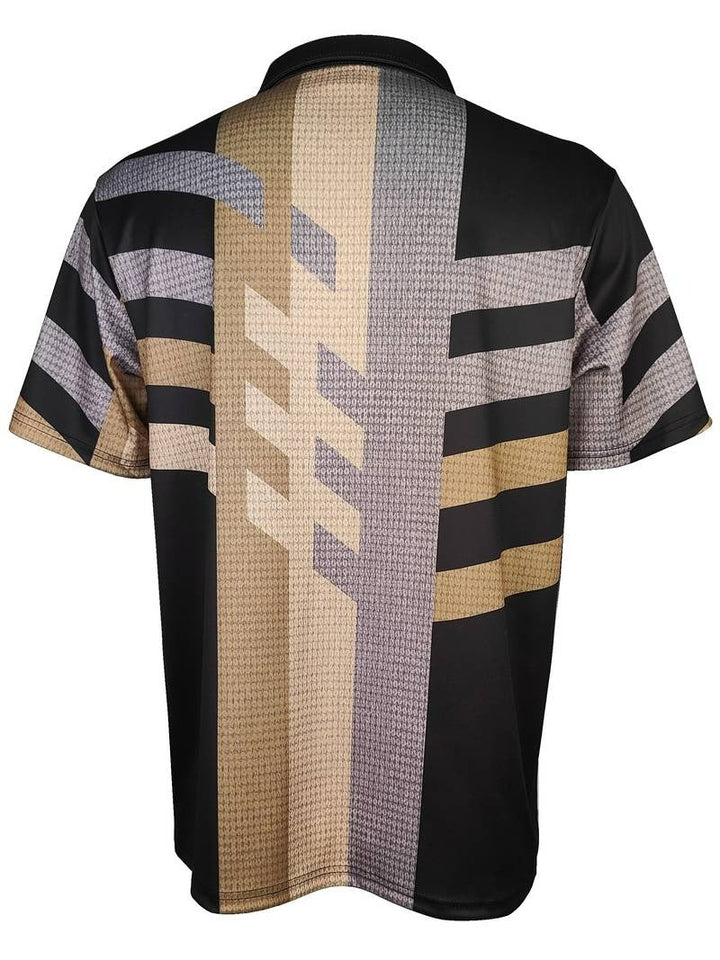 Herenpolo met 1/4 knopen in vintage stijl - Gunter