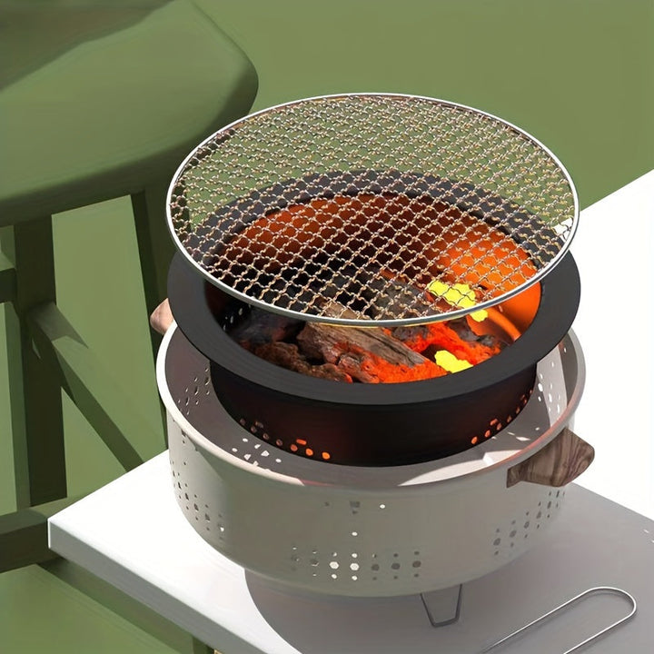 Opvouwbare RVS Houtskoolbarbecue voor Buiten