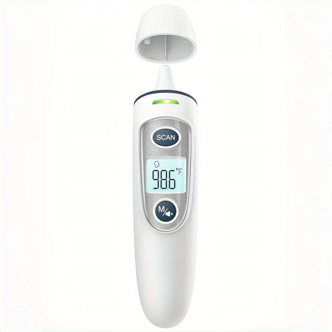 Digitale 2-in-1 Thermometer met Snelle Meting in 1 Seconde – Geschikt voor Voorhoofd en Oor