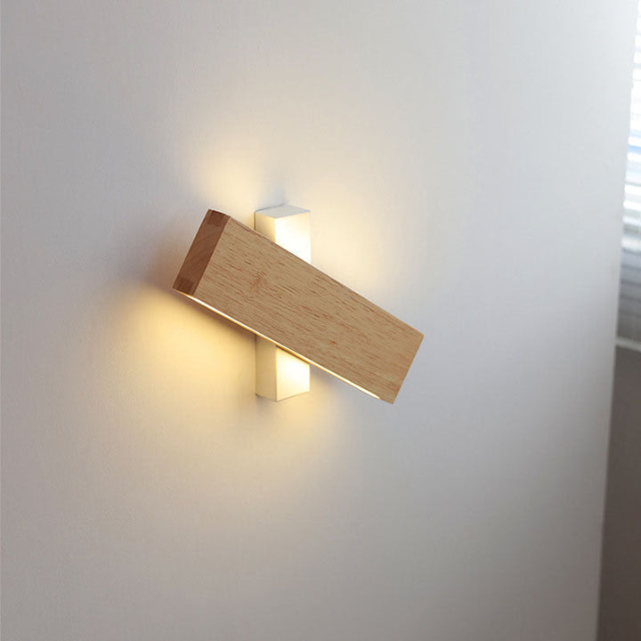 Japanse LED-wandlamp | Minimalistische draaibare wandlamp