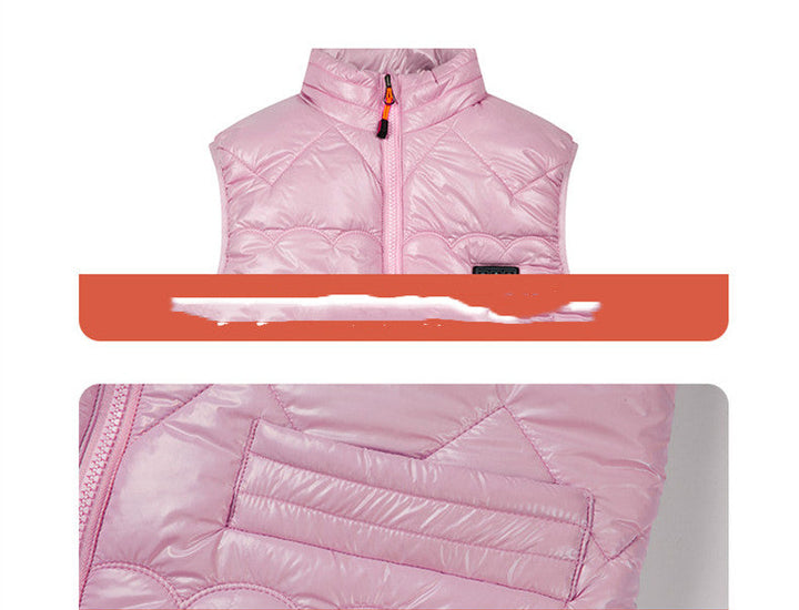 Verwarmd damesvest met USB, losse pasvorm en 3 standen