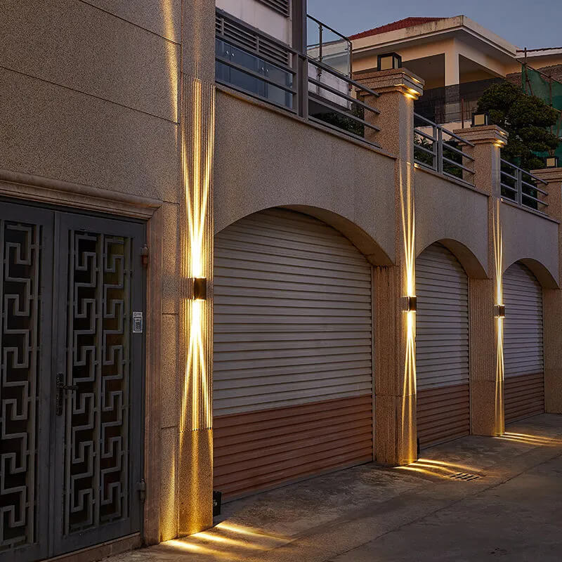 Waterdichte led-wandlamp voor buiten modern gebruik op patio en in de tuin