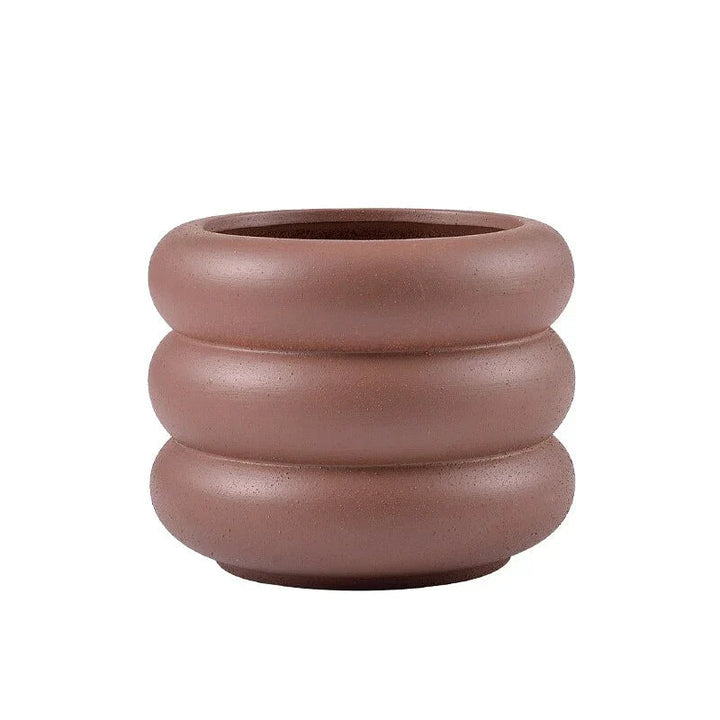 BubbleNest - Moderne Keramische Succulenten Pot met Speels Bubbel Design