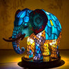 Tafellamp van gebrandschilderd glas dier decoratieve verlichting