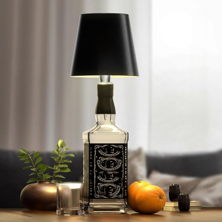GlowLuxe - Draagbare LED Fleslamp met Touch Bediening en Dimbare Helderheid