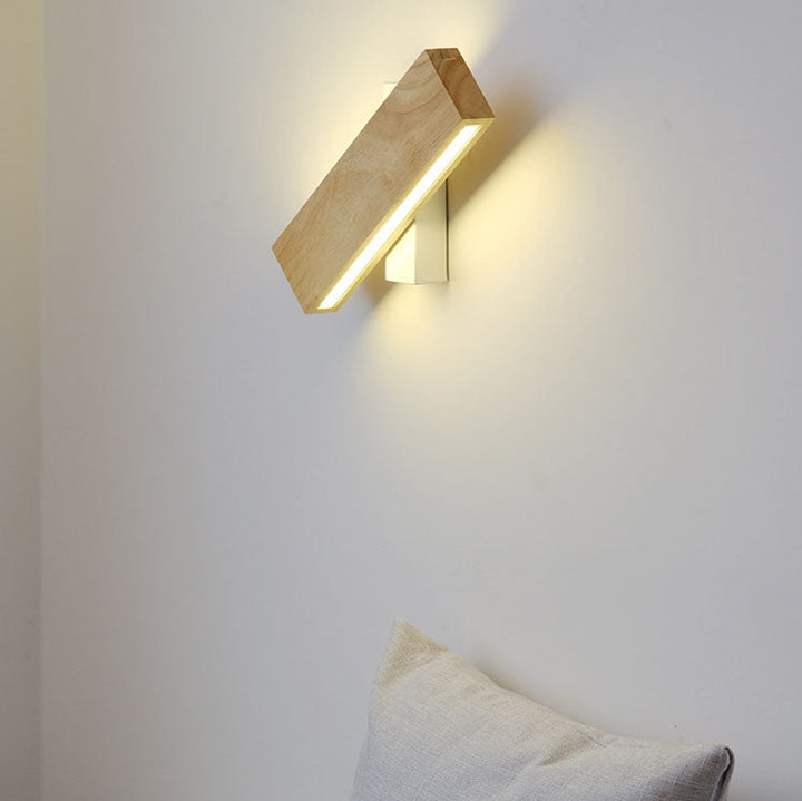 Japanse LED-wandlamp | Minimalistische draaibare wandlamp