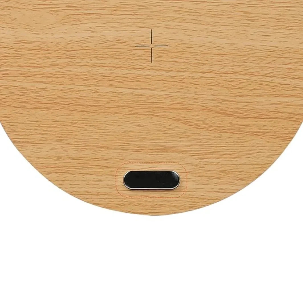 BrightCharge - Draadloze 15W Oplader met Instelbare Tafellamp voor iPhone & AirPods