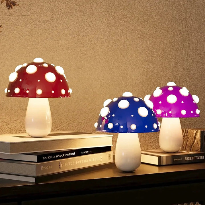 GlowShroom - LED Champignon Lampje, USB Oplaadbaar, Perfect Voor Slaapkamer