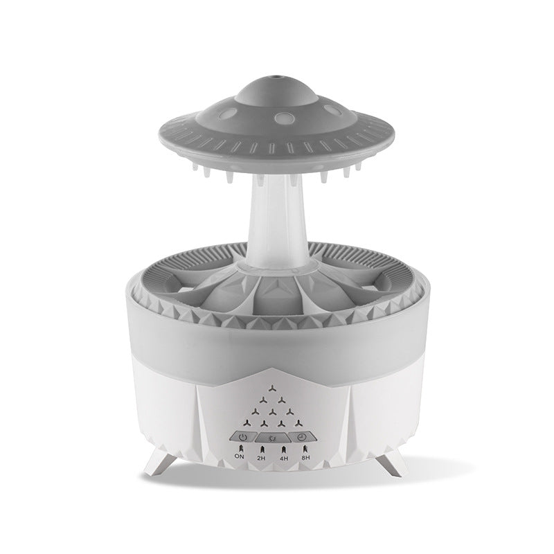 Regenwolk diffuser met afstandsbediening, 350 ml en tot 10 uur regen