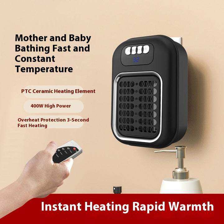 Stopcontactkachel met thermostaat, timer en afstandsbediening
