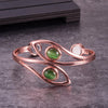 Damesarmband met groene opaal en magneet