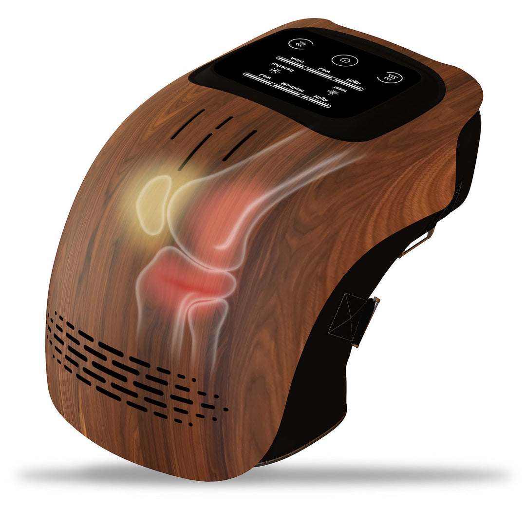Oplaadbaar kniemassage-apparaat met warmte, kneden en trillen