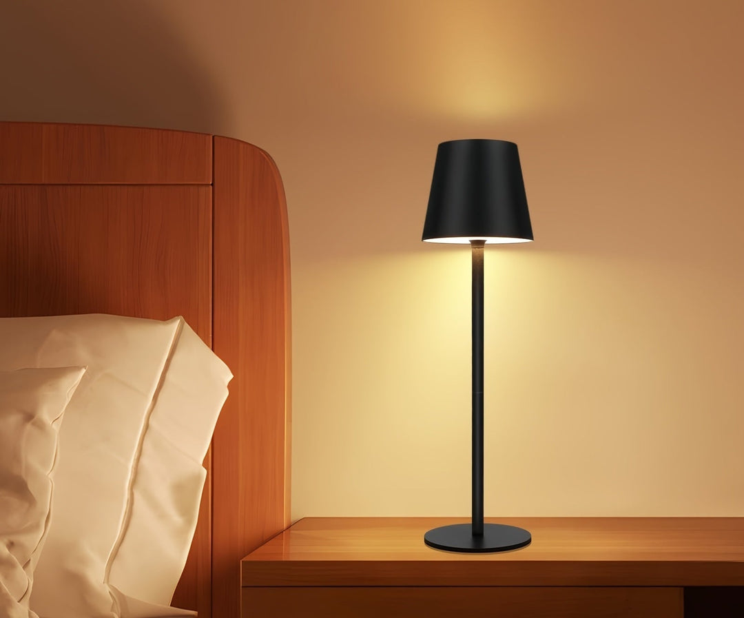 Draagbare oplaadbare LED-tafellamp met touchbediening
