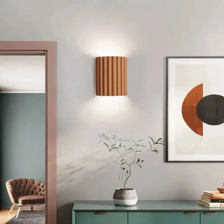 BrightGlow - Moderne LED Wandlamp van Hars voor Sfeervolle Verlichting