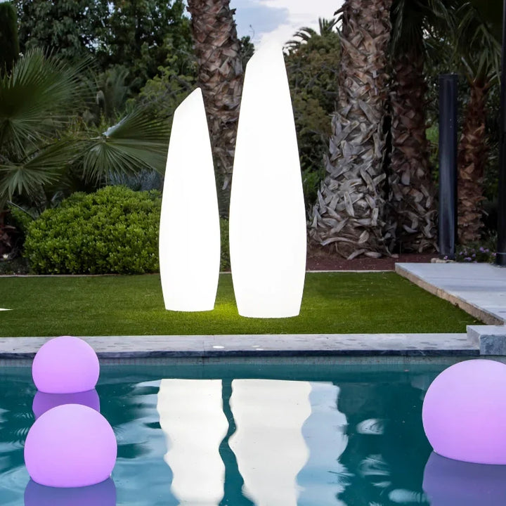Bolvormige tuinlamp, kleurwisselende LED