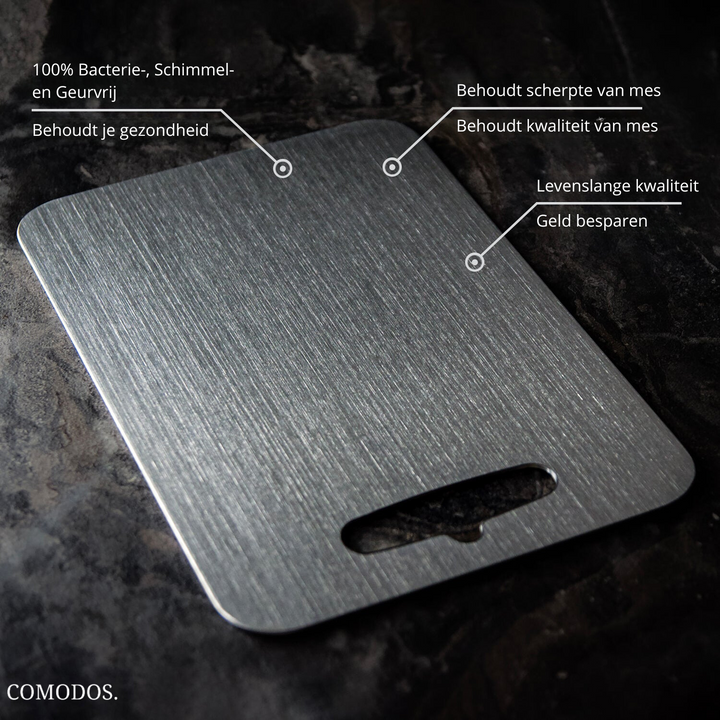 CleanEdge | 100% Pure Titanium Snijplank