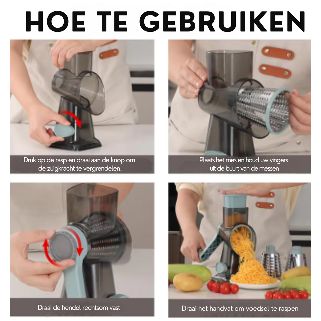 QuickChop Pro™ | Moeiteloos in blokjes snijden, hakken en snijden