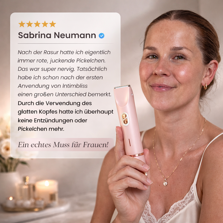 Elektrische bikinitrimmer voor vrouwen, waterdicht draadloos scheerapparaat voor de gevoelige huid