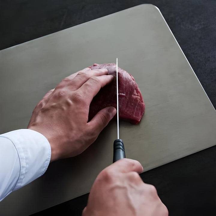Duurzame keukensnijplank, antibacterieel roestvrijstalen ontwerp