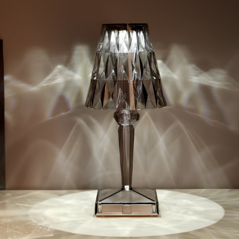 Kristallen tafellamp met touchbediening - LumeCrystal