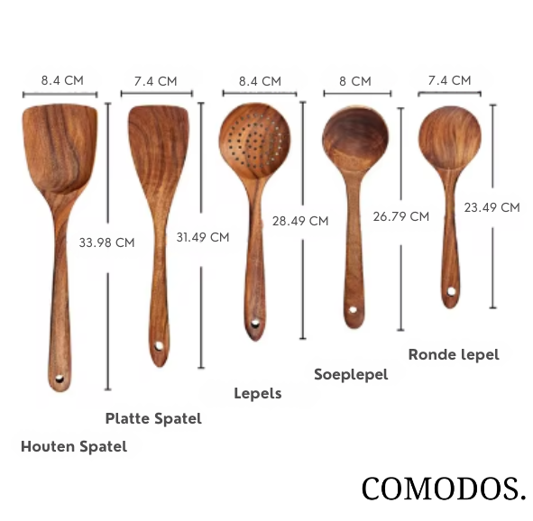 WoodCraft Elite™ Bestekset | Tijdloze Elegantie Ontmoet Culinair Meesterschap