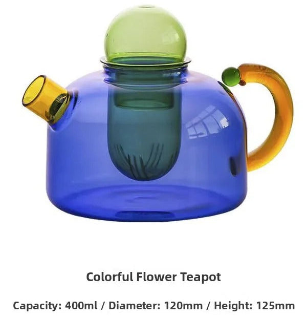 Theezetset met theepot en mok in urban stijl