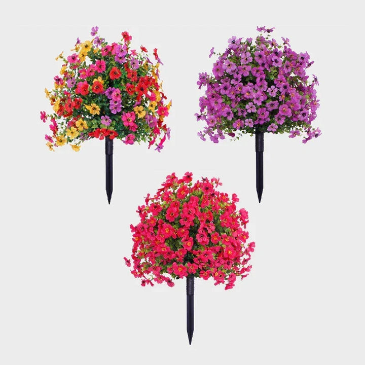 Onderhoudsvriendelijke kunstmatige tuinbloemen