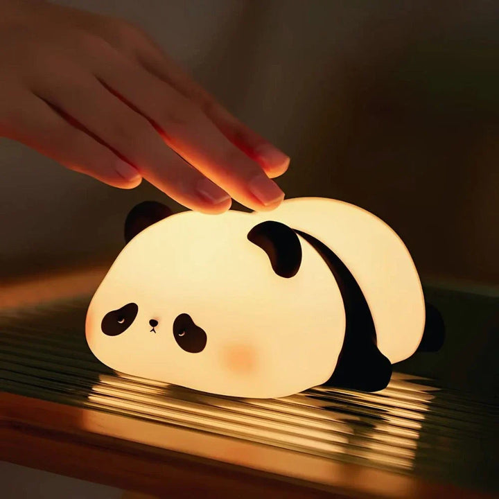 Schattige LED-nachtlamp, instelbare helderheid met slaaptimer