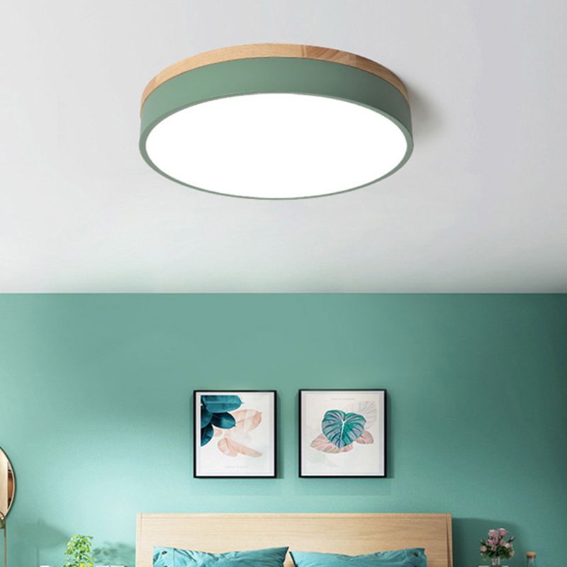 Slimme plafondlamp, rond dimbaar licht voor moderne kamers