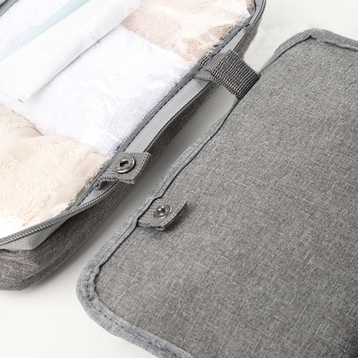 Travelique reisorganizer voor cosmetica | Compact en waterdicht | Met 4 vakken en 360° haak | Voor dames en heren