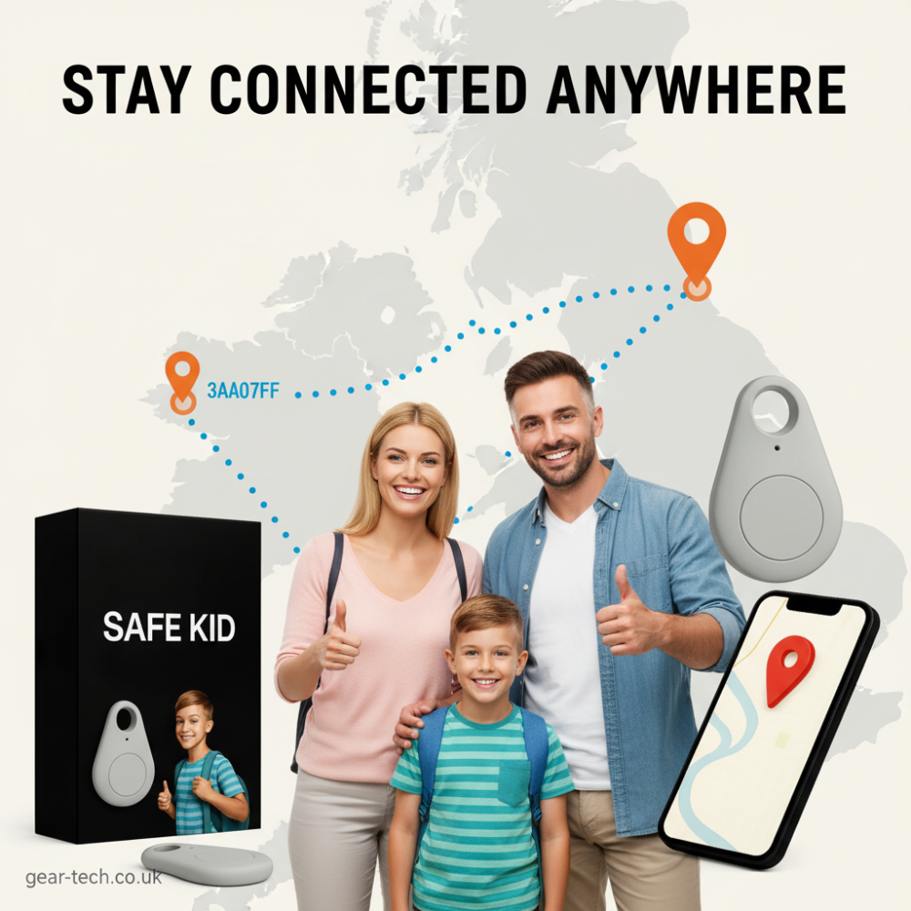 Locatietracker voor kinderen, realtime GPS & waterdicht ontwerp