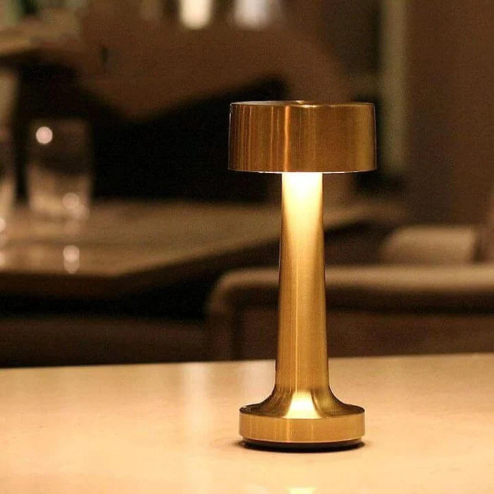 GlowLuxe - Draadloze Oplaadbare LED Tafellamp met USB
