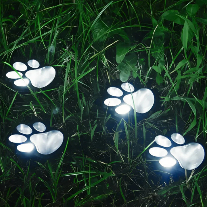 Dierenpootpadverlichting, milieuvriendelijke solar-tuindecoratie