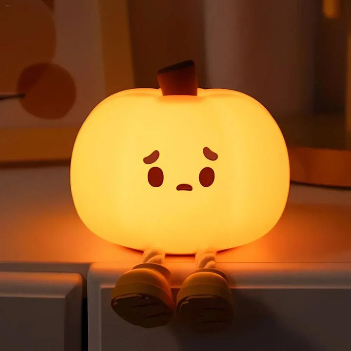 Schattige LED-nachtlamp, instelbare helderheid met slaaptimer