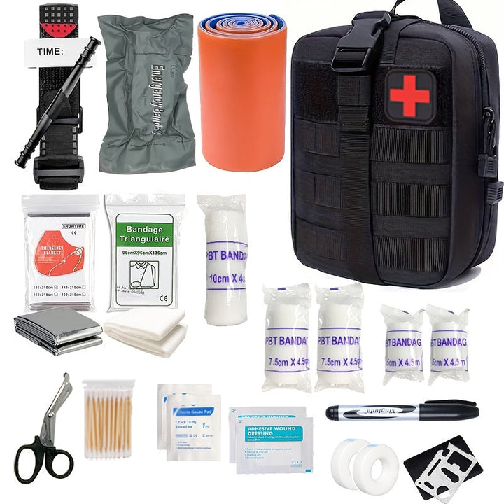 Complete EHBO-kit met Tourniquet – Essentiële Overlevingskit voor Avonturen
