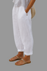 Dames casual broek – effen losse pasvorm met zakken