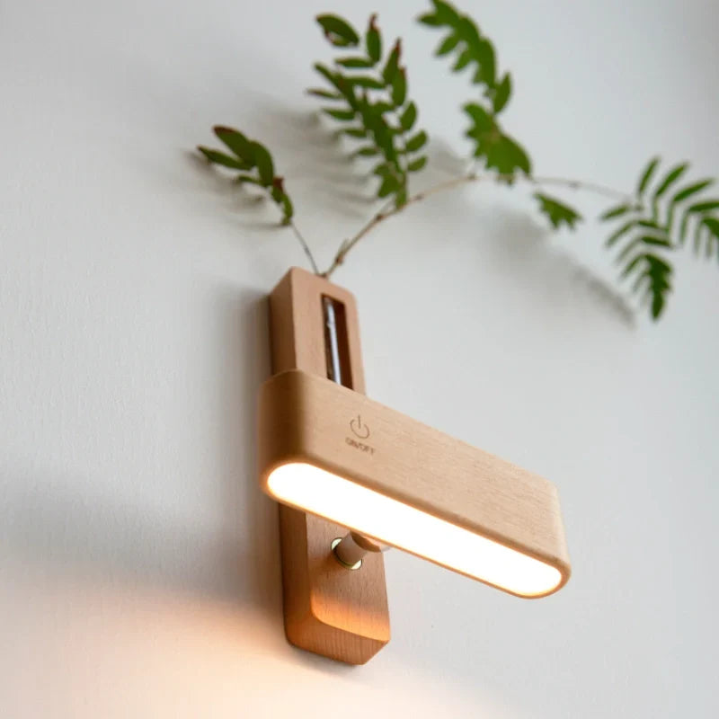 Wandlampen met ingebouwde vaas en instelbare gloed